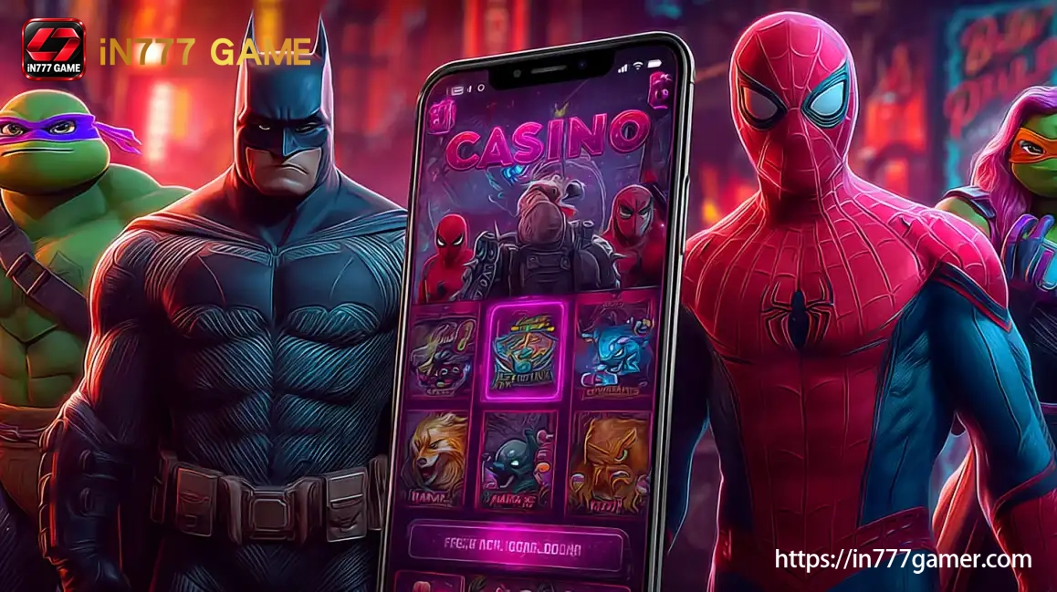 Superhero mobile casino games